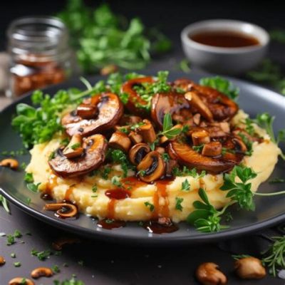  Polenta con Funghi: 濃郁香醇的玉米粥與森林珍寶的完美交織！