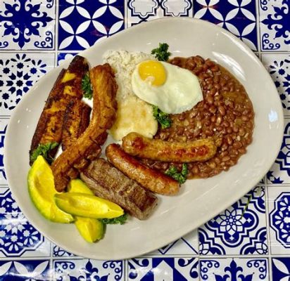   bandeja paisa！Colombian Comfort Food at Its Finest with Savory Meats and a Mountain of Rice